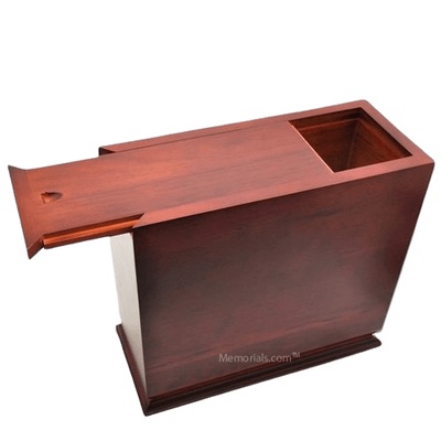 Exiguous Wood Cremation Urn