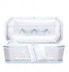 Exquisite Blue Premie Child Casket