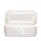 Exquisite Ivory Large Child Casket