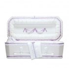 Exquisite Lilac Premie Child Casket