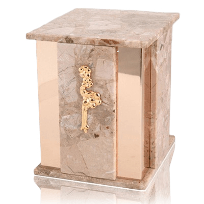 Foresta Brown Tone Marble Cremation Urn