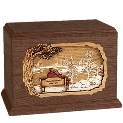 Forever Yours Walnut Companion Urn