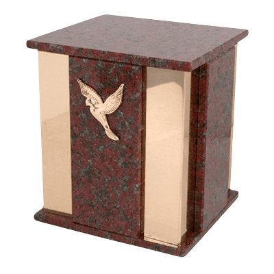 Foresta African Red Marble Cremation Urn