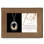 Faith Gift Boxed Angel Pendant