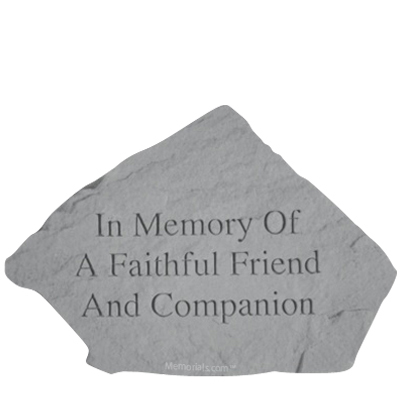 Faithful Friend Garden Stone