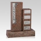 Family Upright Cremation Headstone