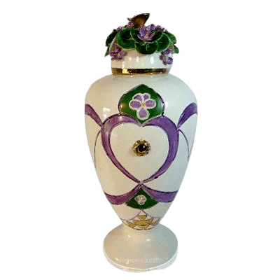 February Love Cremation Urn