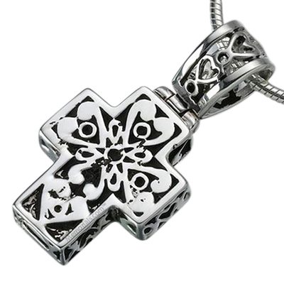 Filigree Cross Ash Jewelry