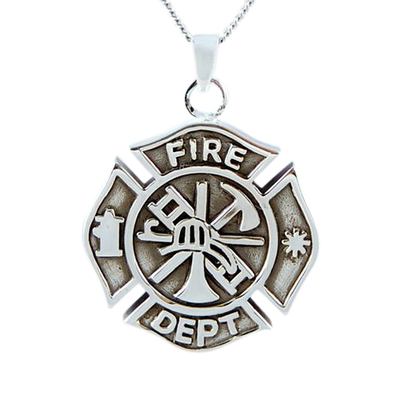 Fire Department Keepsake Pendant