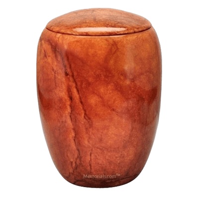 Flaming Stone Cremation Urn