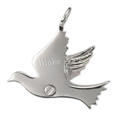 Flying Dove Cremation Pendant III