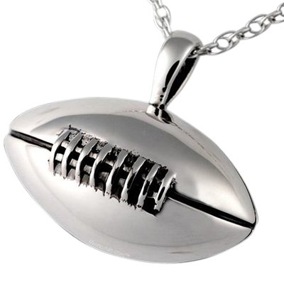 Football Cremation Pendant III