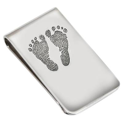 Footprint Money Clip