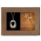 Footprints Gift Boxed Angel Pendant