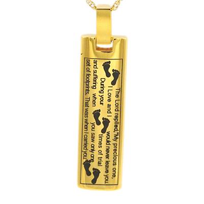 Footprints Keepsake Pendant II