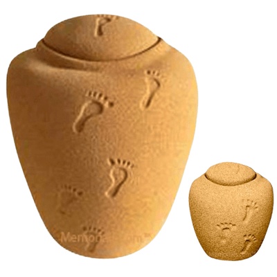 Footprints in the Sand Cremation Urns
