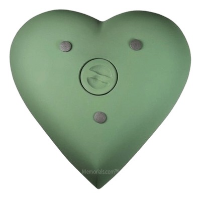 Forest Heart Print Child Cremation Urn