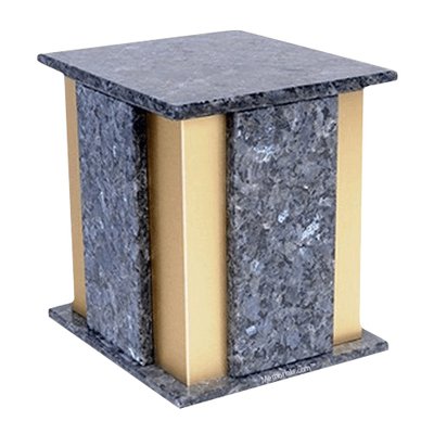 Foresta Blue Pearl Granite Cremation Urn