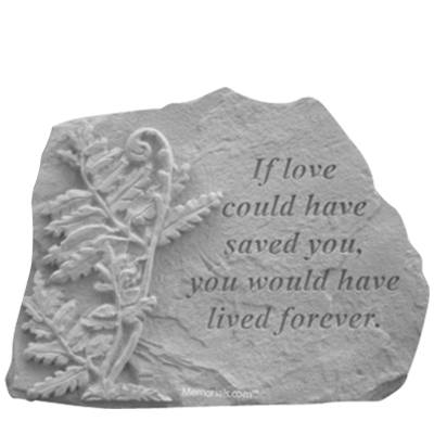 Forever Fern Memorial Stone