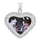 Forever Silver Photo Pendant