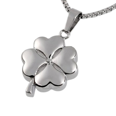 Four Leaf Clover Cremation Pendant