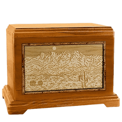 Four Peaks Mahogany Hampton Cremation Urn