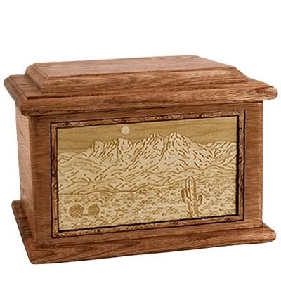 Four Peaks Walnut Memory Chest Cremation Urn