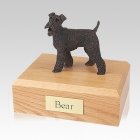 Fox Terrier Bronze Large Dog Urn