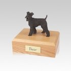 Fox Terrier Bronze Small Dog Urn