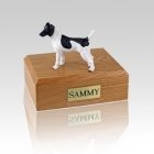Fox Terrier Smooth Black & White Small Dog Urn