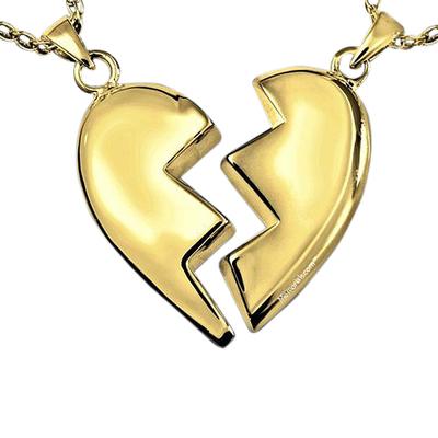 Fractured Heart Cremation Pendant II