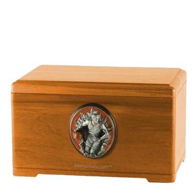 Free Throw Oak Cremation Urn