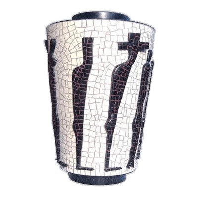 Friends Mosaic Cremation Urn