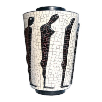 Friends Mosaic Cremation Urn