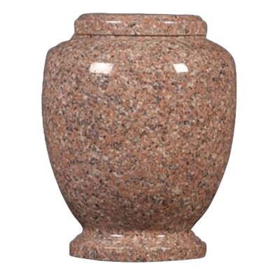 Pink Traditional Granite Cremation Urn