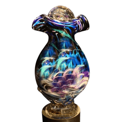 Fusic Keepsake Glass Cremation Urn