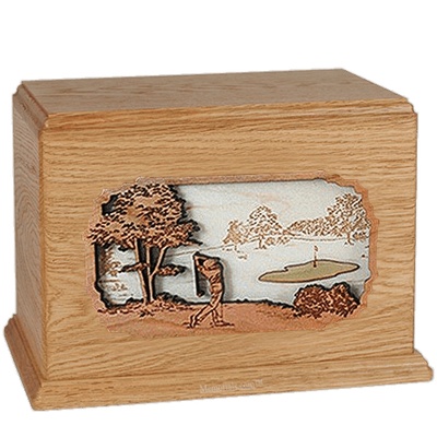 Golf Oak Companion Urn