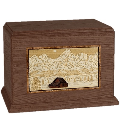 Grand Tetons Walnut Companion Urn