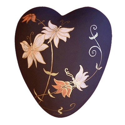 Garden Ceramic Heart Urn