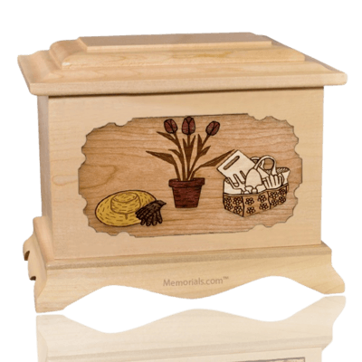 Gardening Maple Cremation Urn