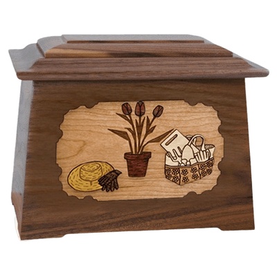 Gardening Walnut Aristocrat Cremation Urn