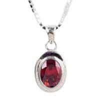 Garnet Oval Keepsake Jewelry