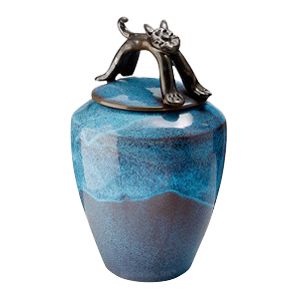 Gatto Ceramic Cat Urn