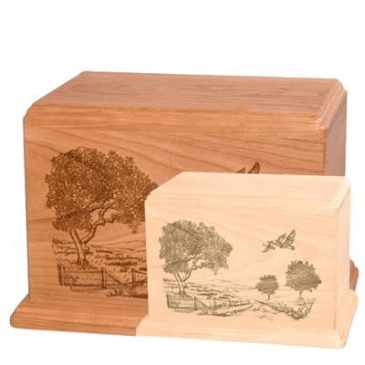 Geese Wood Urns