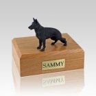 German Shepherd Black Standing Large Dog Urn