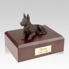 German Shepherd Bronze Large Dog Urn