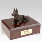 German Shepherd Bronze Dog Urns
