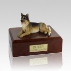 German Shepherd Laying Large Dog Urn