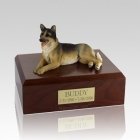 German Shepherd Laying Dog Urns