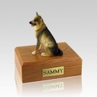 German Shepherd Sitting Large Dog Urn